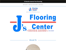Tablet Screenshot of jsflooringcenter.com